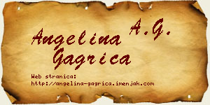 Angelina Gagrica vizit kartica